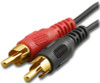 10-Foot - Duplex RCA A/V Cable - Red Black Connectors