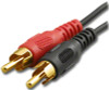 25-Foot - Duplex RCA A/V Cable - Red Black Connectors