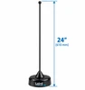 LAIRD 1/4-Wave NMO Mobile Radio Antenna - Stainless Black - QWFTB120