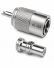 PL-259 / UG-175 - UHF Male Cable Plug Coaxial Connector - Silver Teflon
