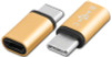 Gold Micro B Female to USB-C Male Adapter - D-USBC2UBF-GD