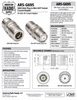 QMA Male Plug to Mini-UHF Female RF Coaxial Connector Adapter - ARS-G695