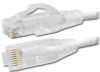 12-FT- Mini Cat 6 Thin Patch Cable - White Jacket - DC-56NP-12WHTB - TMB