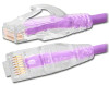 1-FT- Mini Cat 6 Thin Patch Cable - Violet Jacket - DC-56NP-1'VLTB - TMB