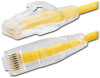 4-FT- Mini Cat 6 Thin Patch Cable - Yellow Jacket - DC-56NP-4'YWTB - TMB