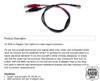 SMA-Male to Twin Red Black Alligator Clips Test Cable - ARS-4827