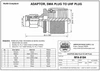 UHF-Male PL-259 to SMA-Male Coaxial Adapter Connector - RFA-8184