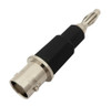 BNC-Female to Black Single Banana Post Plug Adapter - ARS-G119-BLK