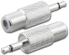 F-Female to 3.5 mm Phono Plug Coaxial Adapter RFA-8702