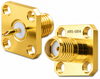 SMA-Female 4-Hole Flange - Panel Mount Coaxial Connector - ARS-G814
