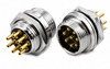 8-Pin - Microphone & Electrical Cable Connector - Panel Jack