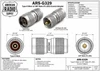 Type N Male to UHF Male PL-259 Coaxial Adapter Connector - ARS-G329 RFN