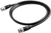 1-Foot - RG-59 BNC Coaxial Patch Cable - 75-Ohm - Black Jacket