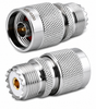 Type N-Male to UHF-Female Coaxial Adapter Connector
