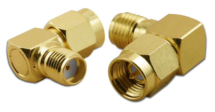 SMA Male Female Right Angle Coaxial Adapter (SMA2599)