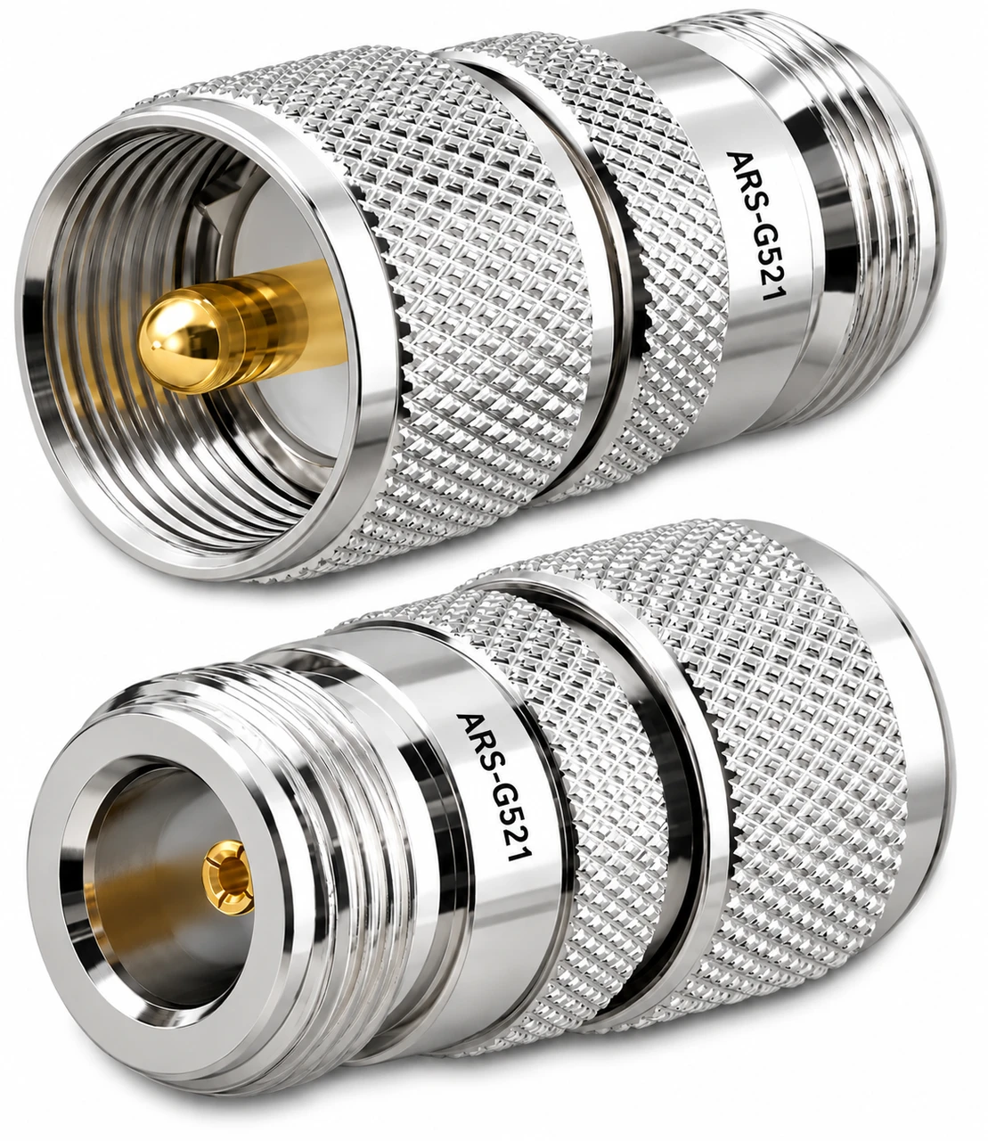 UHF- Male (PL-259) to N- Female RFN Coaxial Adapter Connector - ARS-G521