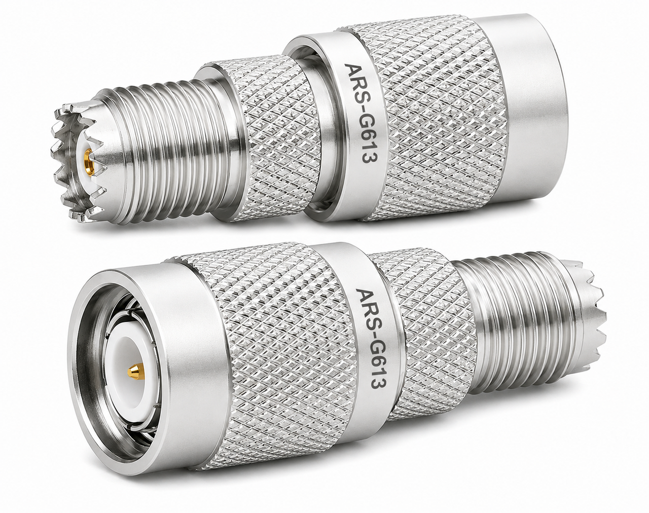 TNC-Male to Mini-UHF-Female Coaxial Adapter Connector