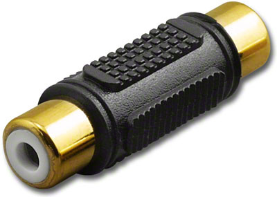 RCA Double Female InLine Couple Adapter Connector RCA6194WH