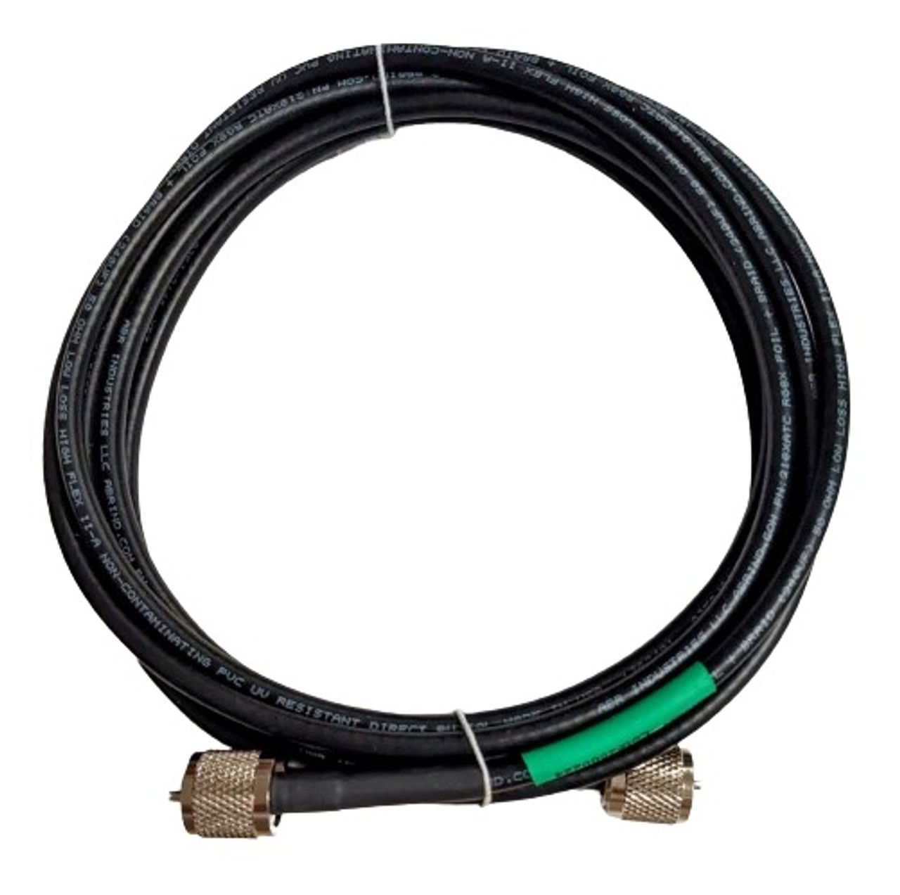 12-Foot - RG-8X Coaxial Cable Assembly | PL259 | ABR 218XA-PL-12