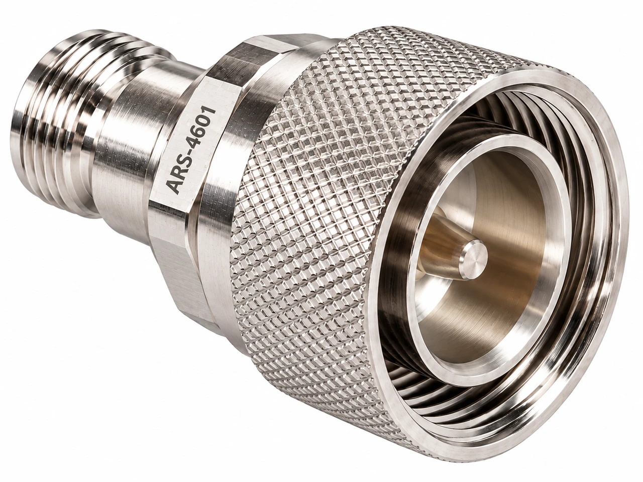 DIN 7/16 Male to N-Female Coaxial Adapter Connector - ARS-4601