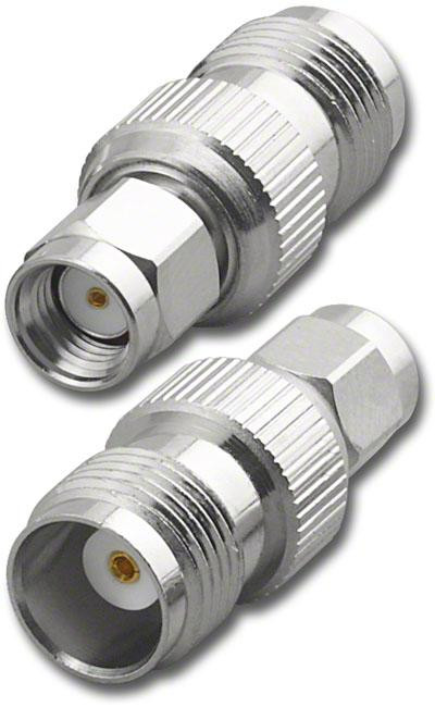 Reverse Pin RP-SMA-Female Plug to RP-TNC Male Coaxial Adapter - ARS-H899