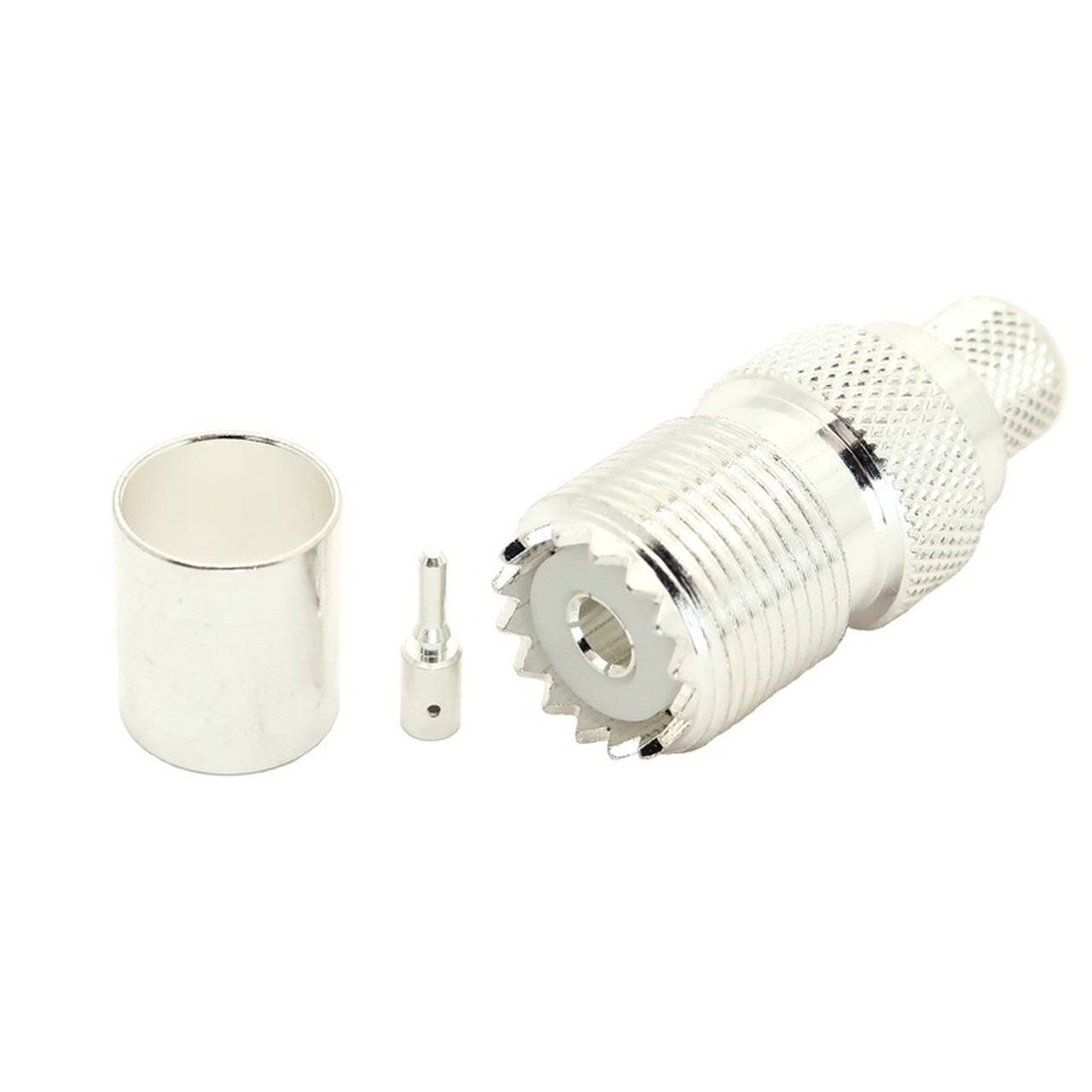 UHF-Female SO239 Cable End Connector RG-8X Coaxial Cable