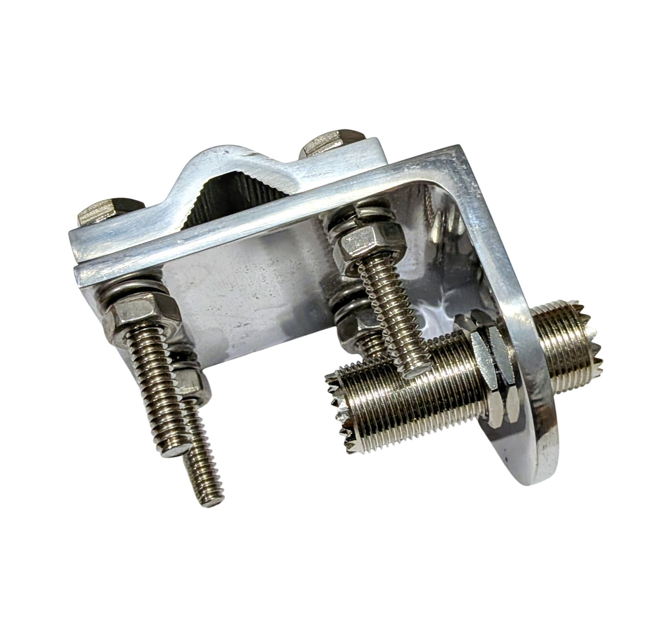 AM-302-U175 - 3-Way Aluminum Mirror Antenna Mount with UHF SO239