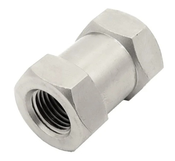 3/8-24 Threaded Double Female Hex Nut for Radio Antenna Mounting
