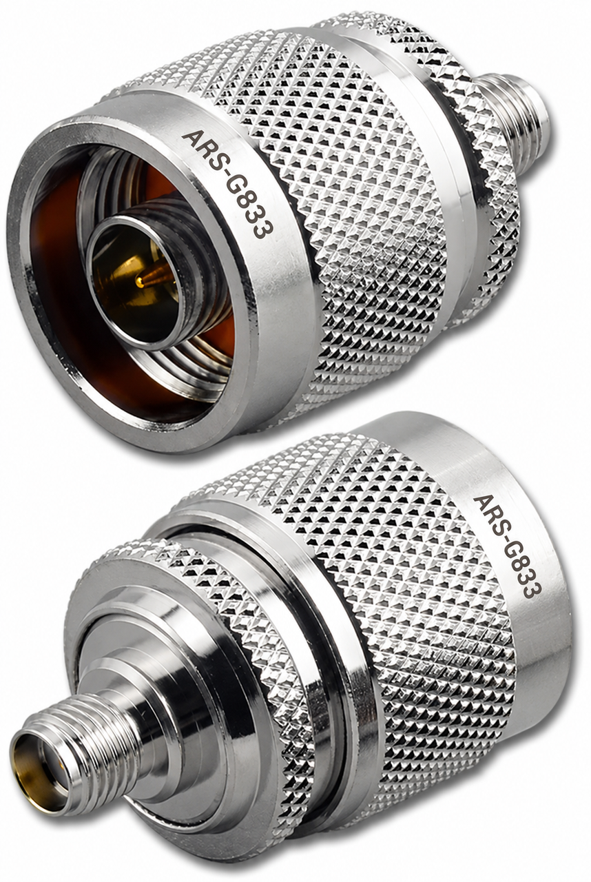 Type N-Male Plug to SMA-Female Jack Coaxial Adapter Connector - ARS-G833