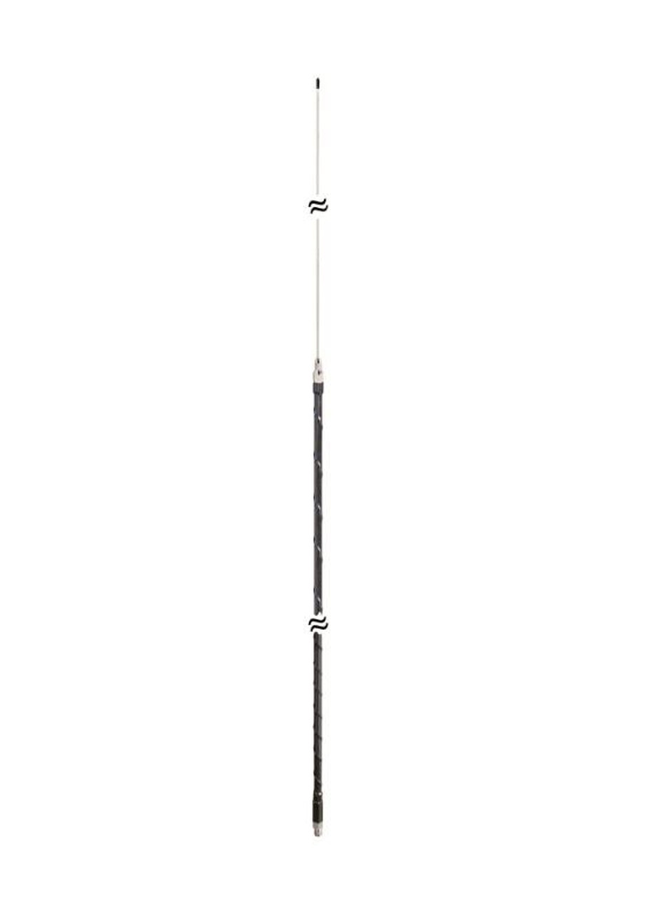 ProComm PCF40 - 40-Meter HF Fiberglass Ham Stick Antenna Black 500-Watt