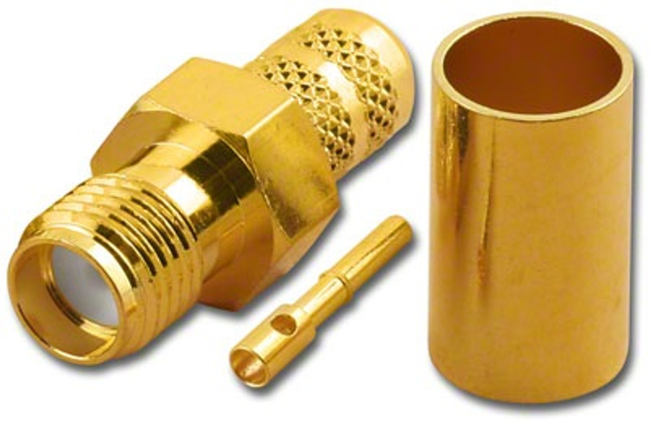SMA Female Straight Crimp Connector For RG-8X Mini-8 RG-223 RG-59