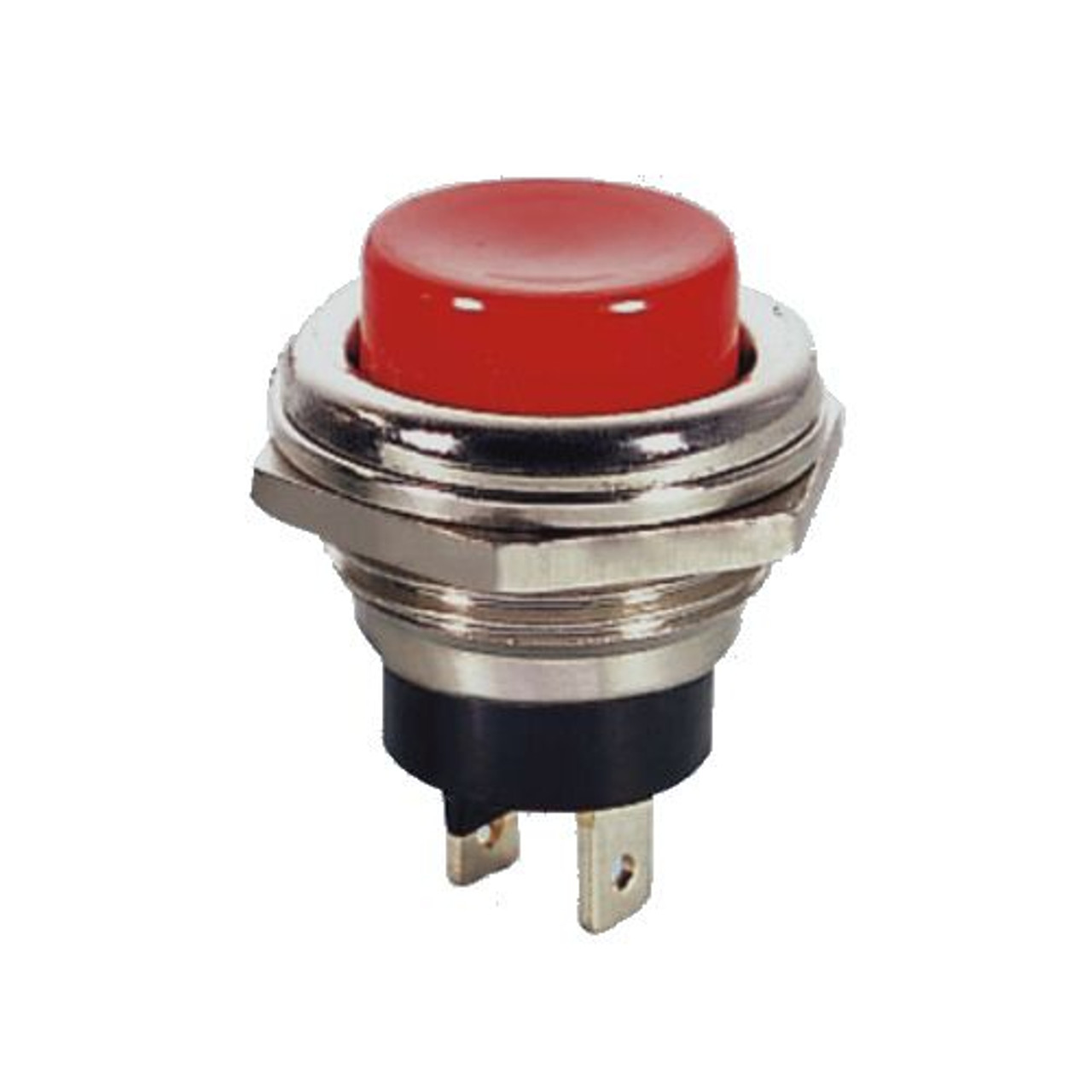 RED - Push Button Switch On/Off SPST 2P 4A 125VAC - P/N CES-66-2421