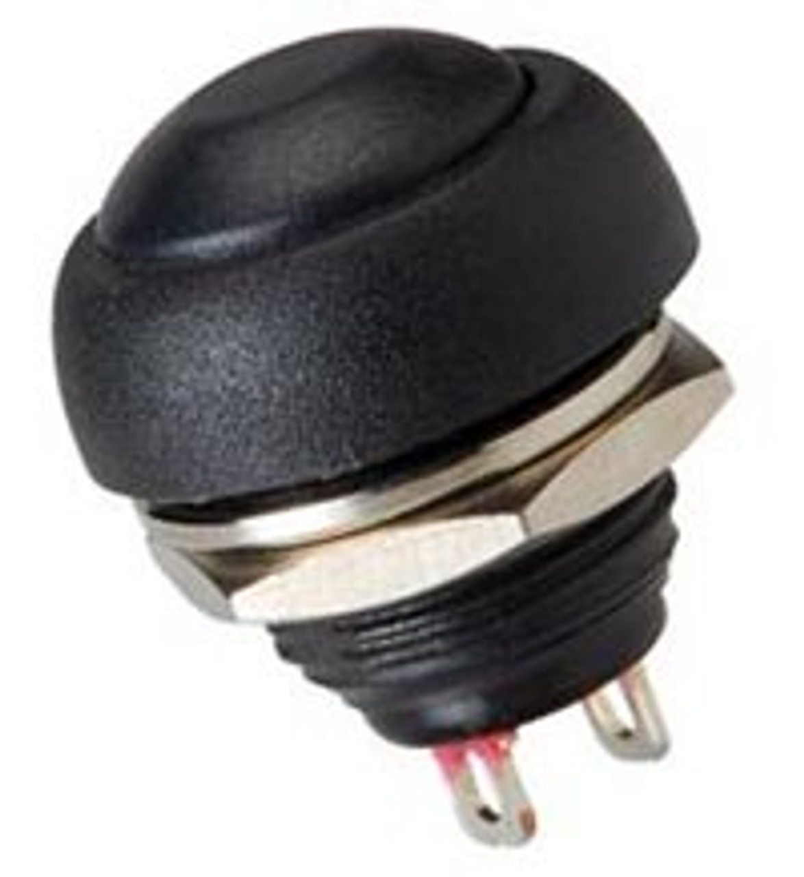 BLACK - Push Button Switch Off/On SPST 2P 3A 125VAC - CES-66-2440