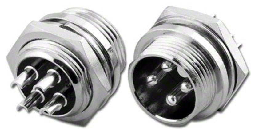 GX164 - 4-Pin Male Panel Aviation Connector GX164 - 4-Pin Male Panel Aviation Connector