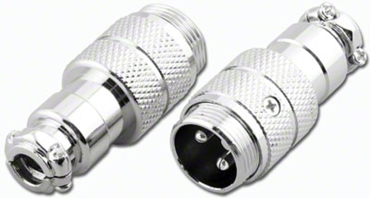 CMC-2M - 2-Pin - Microphone & Electrical Cable Connector - Male Plug