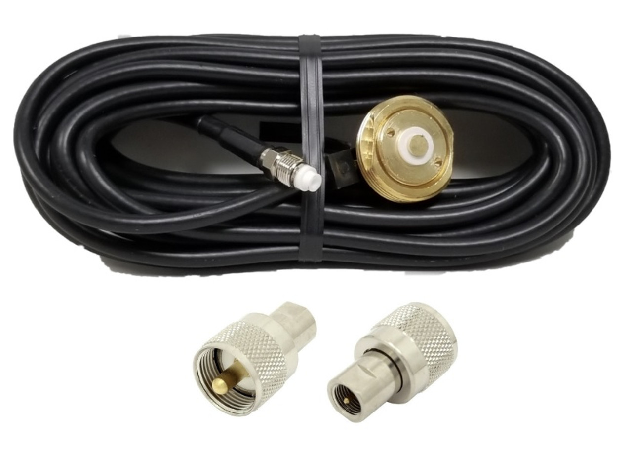 COMTELCO - CEZ3-05 - CE Antenna NMO Mount with 3' Shielded Cable & Male N  Connector