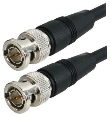 10-Foot RG-59 Black Molded BNC Stranded Center Conductor Coaxial Cable