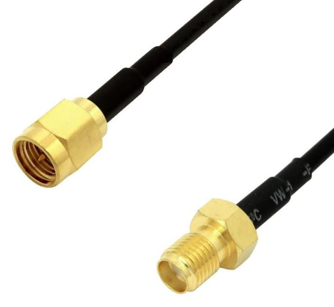 SMA-Male to SMA-Female Coaxial Cable - RG-174 - 36-Inch