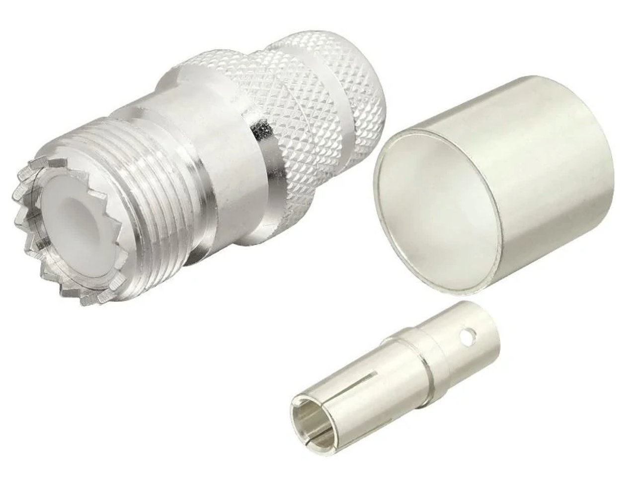 UHF-Female SO239 Cable End Connector LMR600 Coaxial Cable