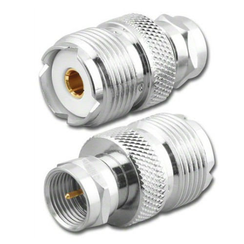 SO-239 UHF-Female to F-Male Coaxial Adapter (RFA-8172)