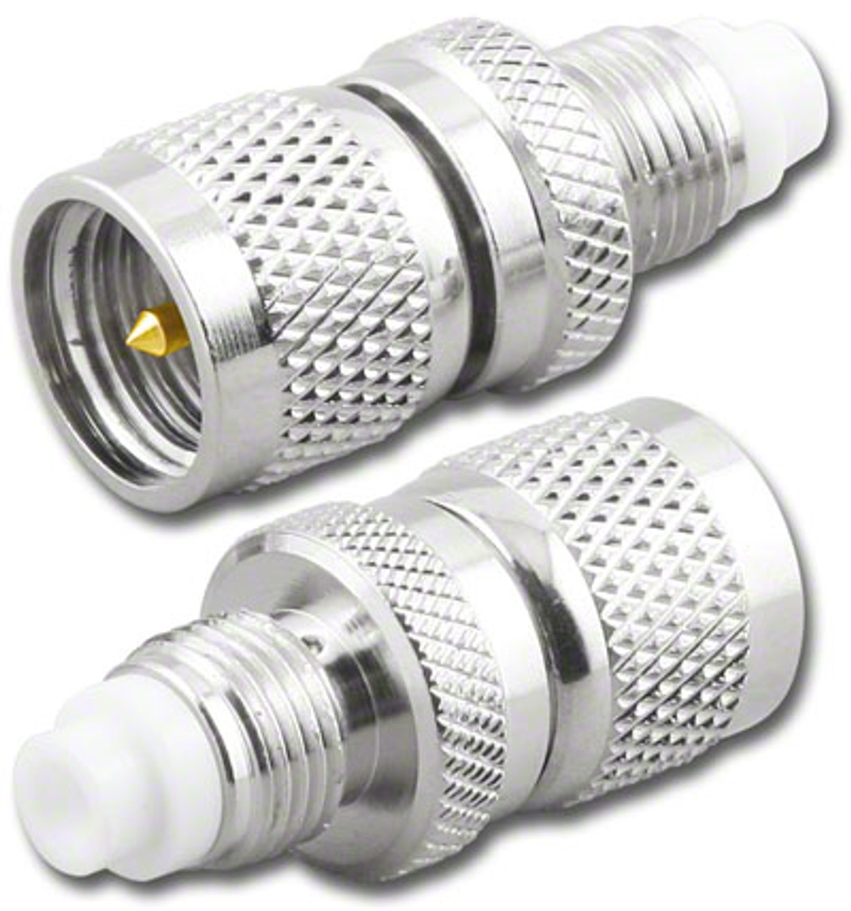 Mini-UHF Male to FME Female Coaxial Adapter