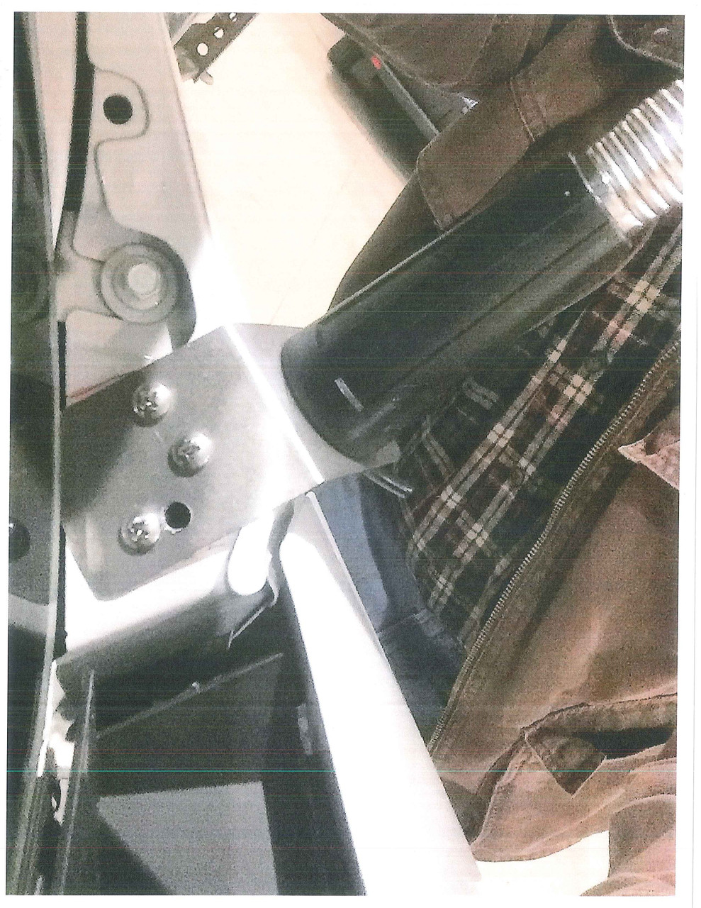 Ford Transit Van - Front Fender Antenna Mount Bracket - Driver's Side