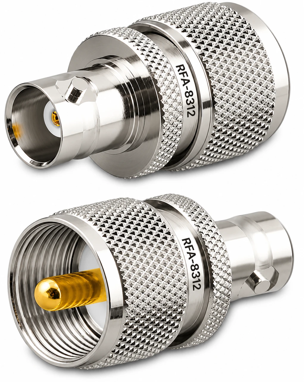 BNC-Female to UHF-Male PL-259 Coaxial Adapter RFA-8312