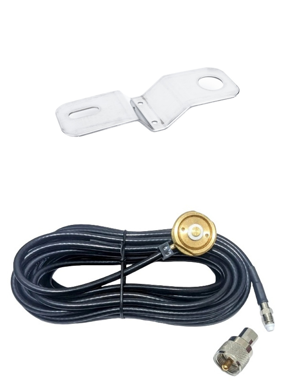 2019-2024 RAM Truck 1500 2500 Antenna Mount & Cable - AM-415-NMO-CBL PAS