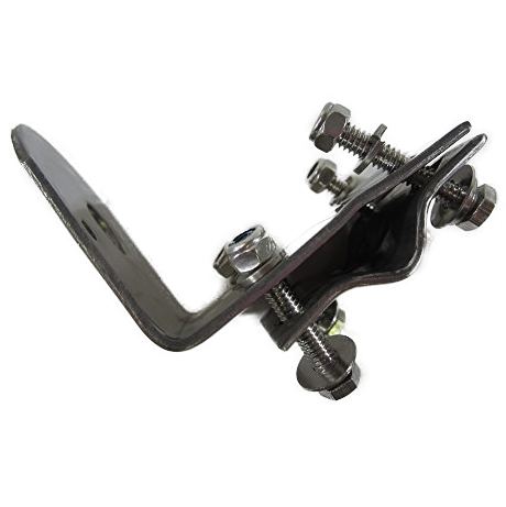 3-Way Heavy-Duty Stainless Steel Antenna Mirror Mount Bracket - AM-991SS