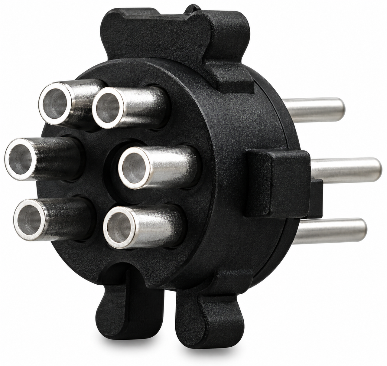 Male Mini DIN Connector Assembly Type Solder Cup Contacts Jacket - MD-6P