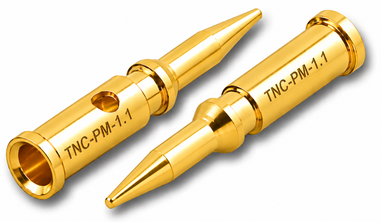Center Pin Contact for TNC Male RG-58A LMR195 Crimp Connector - 50-Pack