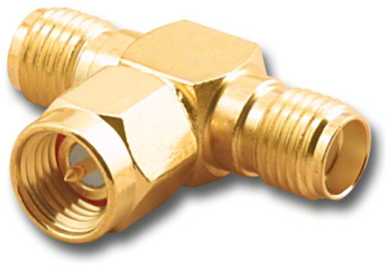 SMA Female Male Female Tee Coaxial Adapter - SMA-2594