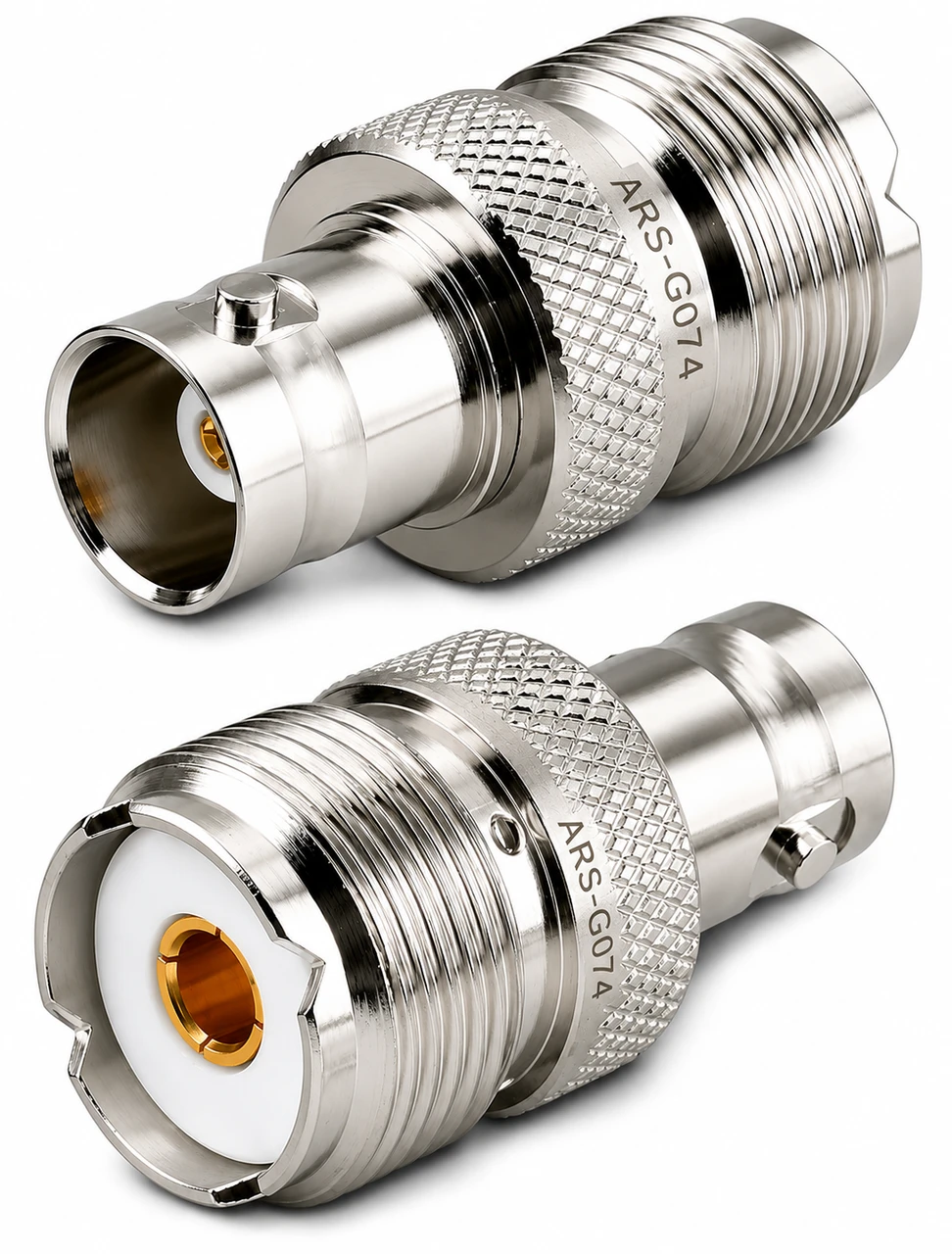 BNC-Female to SO-239 UHF-Female Coaxial Adapter Connector