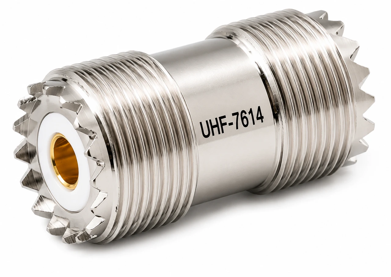 SO-239 Female Barrel Adapter Connector Coupler UHF-7614HN